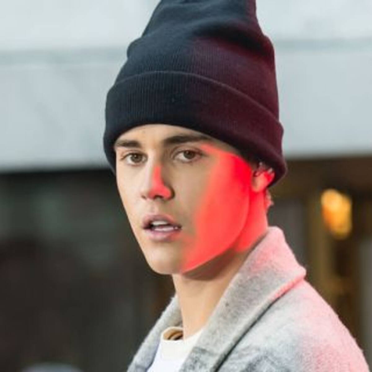 El extraño look de Justin Bieber