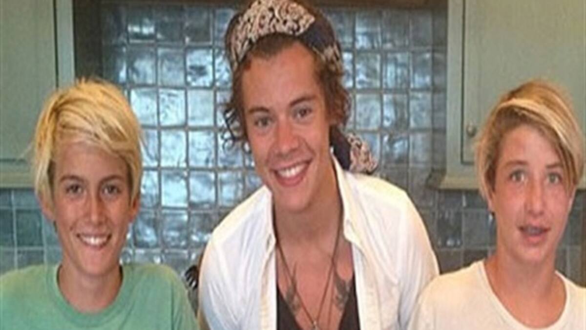Harry Styles en la cocina