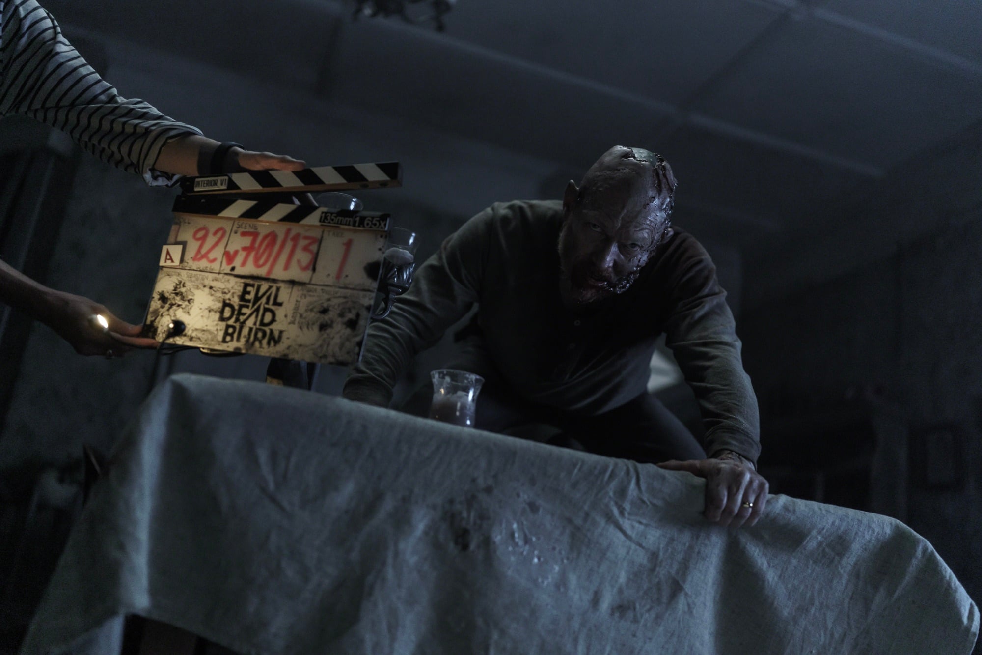 Una imagen del rodaje de 'Posesión Infernal: En Llamas'. / Sony Pictures