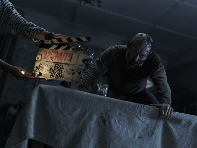 Una imagen del rodaje de 'Posesión Infernal: En Llamas'. / Sony Pictures