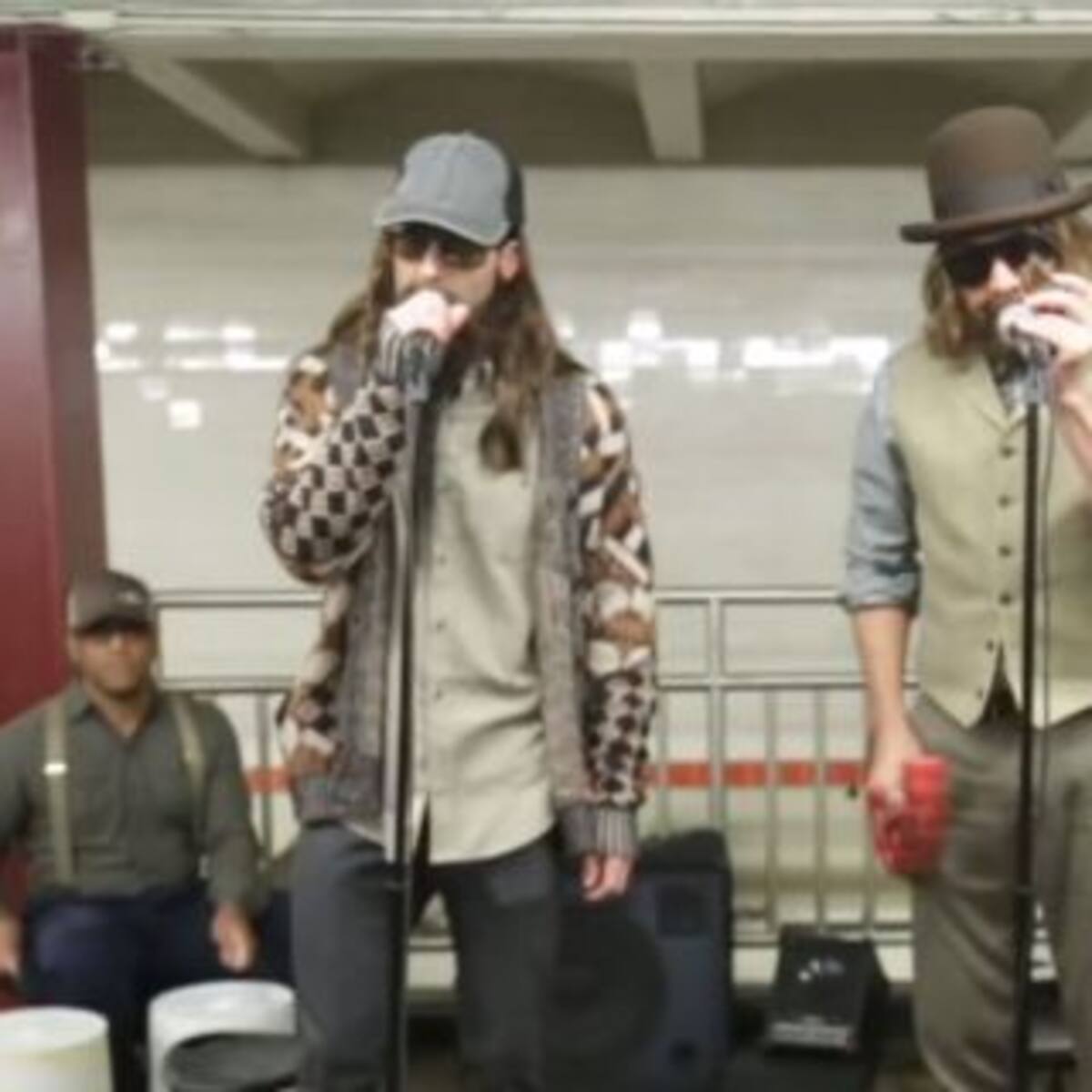 La mejor sorpresa: ¡Maroon 5 apareció en un subte!