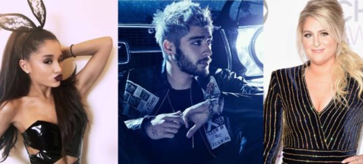 Ariana Grande, Zayn Malik & Meghan Trainor