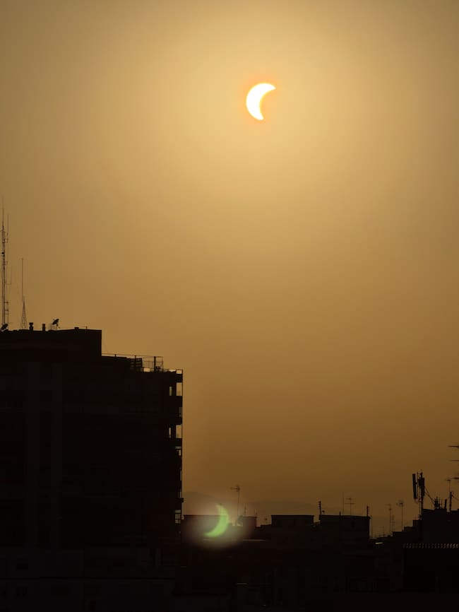 Eclipse de sol 2026 desde Valencia con iPhone 17 Pro