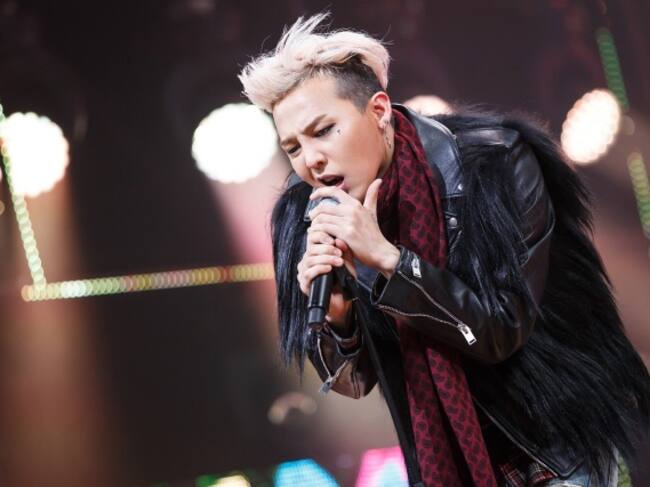 El cantante coreano G-Dragon