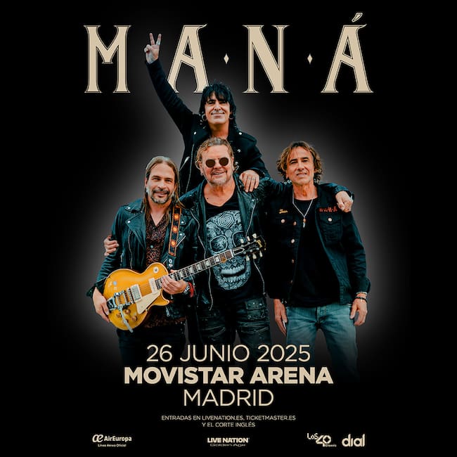 Maná anuncia concierto en Madrid el 26 de junio