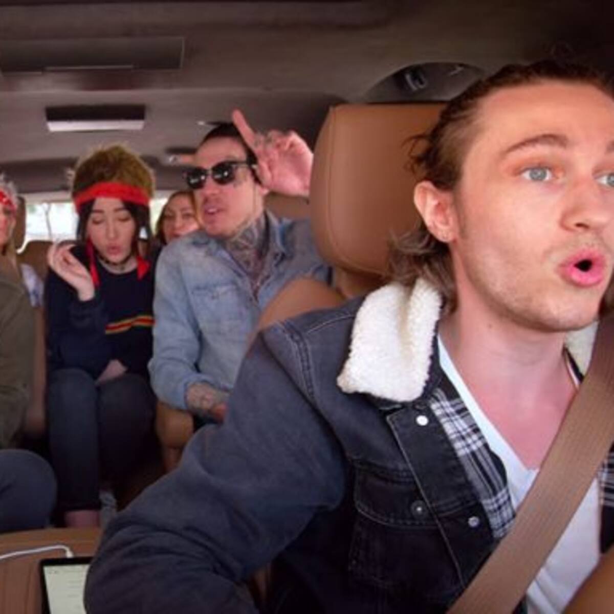 La familia Cyrus se sube al Carpool Karaoke