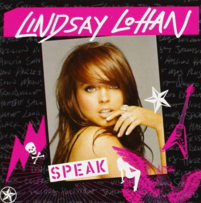 Portada de 'Speak', el álbum debut de Lindsay Lohan