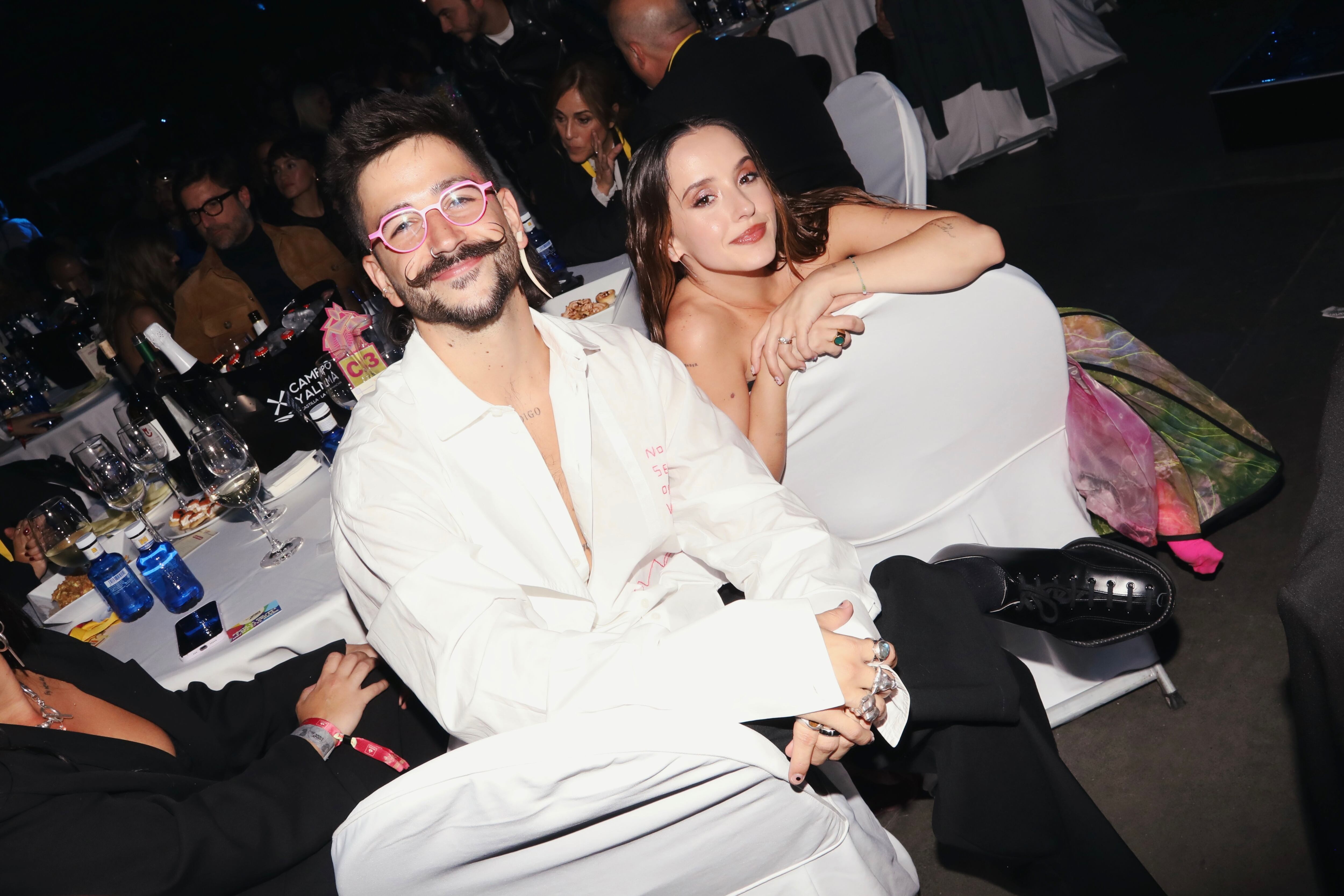 Camilo y su esposa Evaluna.