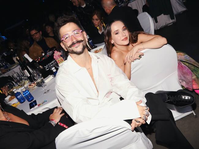 Camilo y su esposa Evaluna.