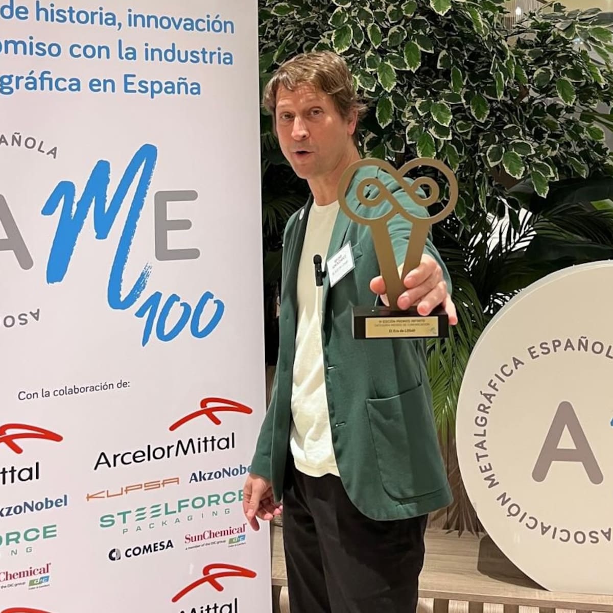 El Eco de LOS40 recibe el Premio Infinito de AME por su compromiso con la sostenibilidad