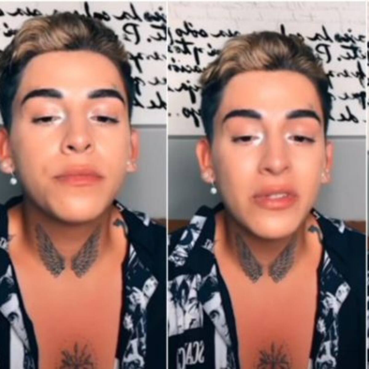 Influencer que cobraba saludos, llora y se despide de las redes
