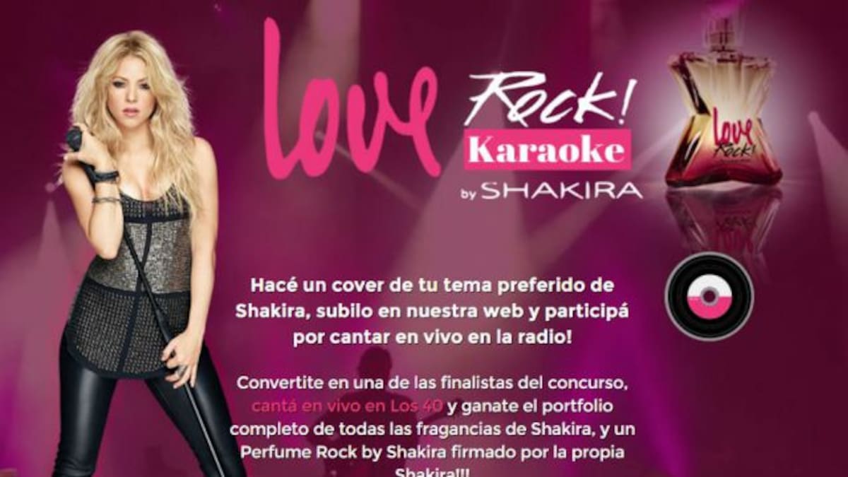 Concurso Love Rock Karaoke by Shakira