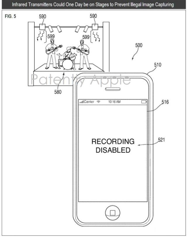Apple no te deja usar el celu en recitales