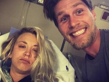 Kaley Cuoco, de 'The Big Bang Theory', enseña fotos de su luna de miel en el hospital