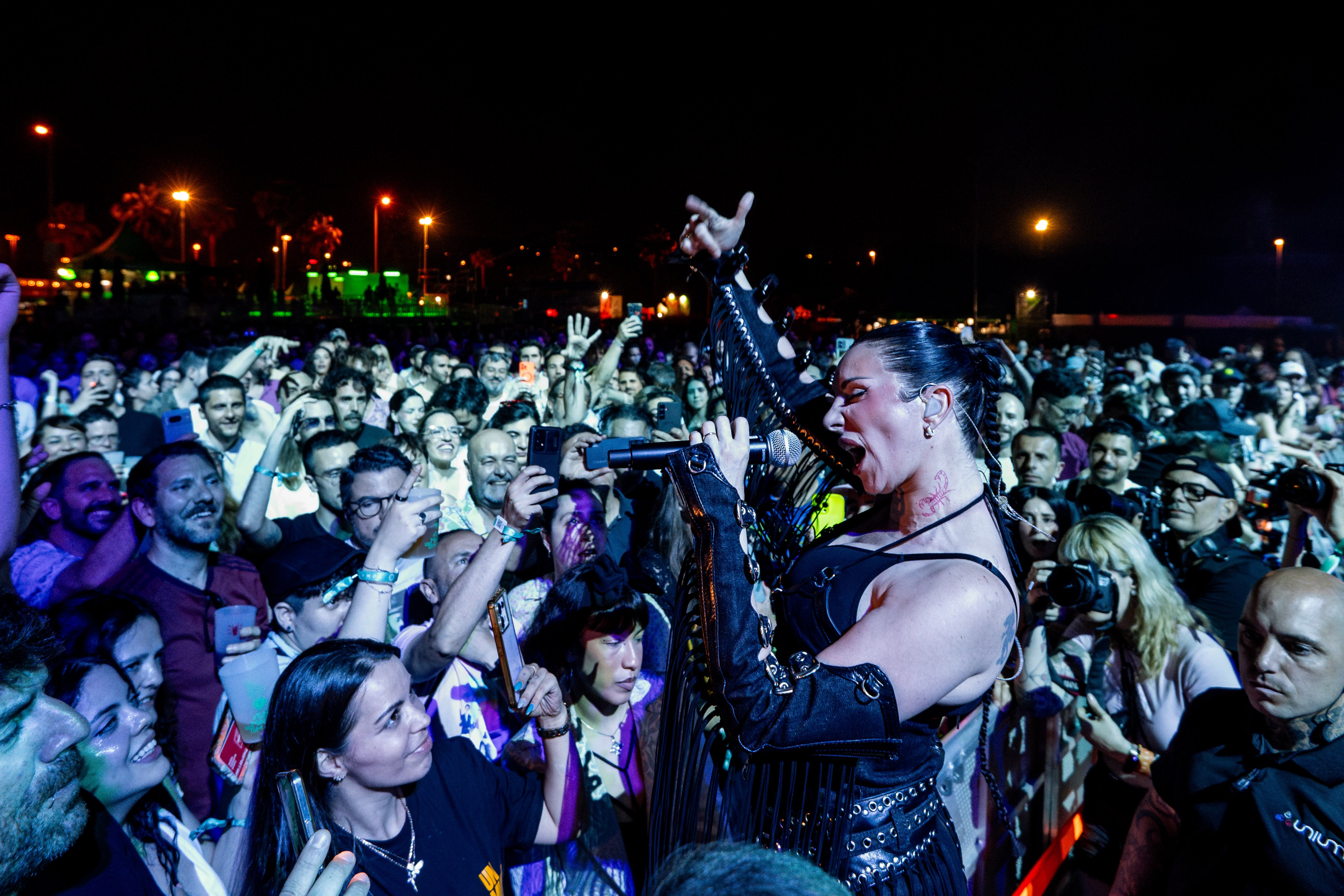 Mala Rodríguez se acerca al público para sentir su energía en el Tomavistas.