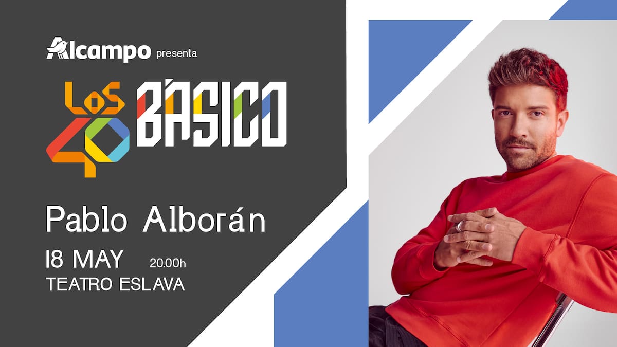 ¡Última oportunidad para conseguir tus entradas para ver a Pablo Alborán en LOS40 Básico!
