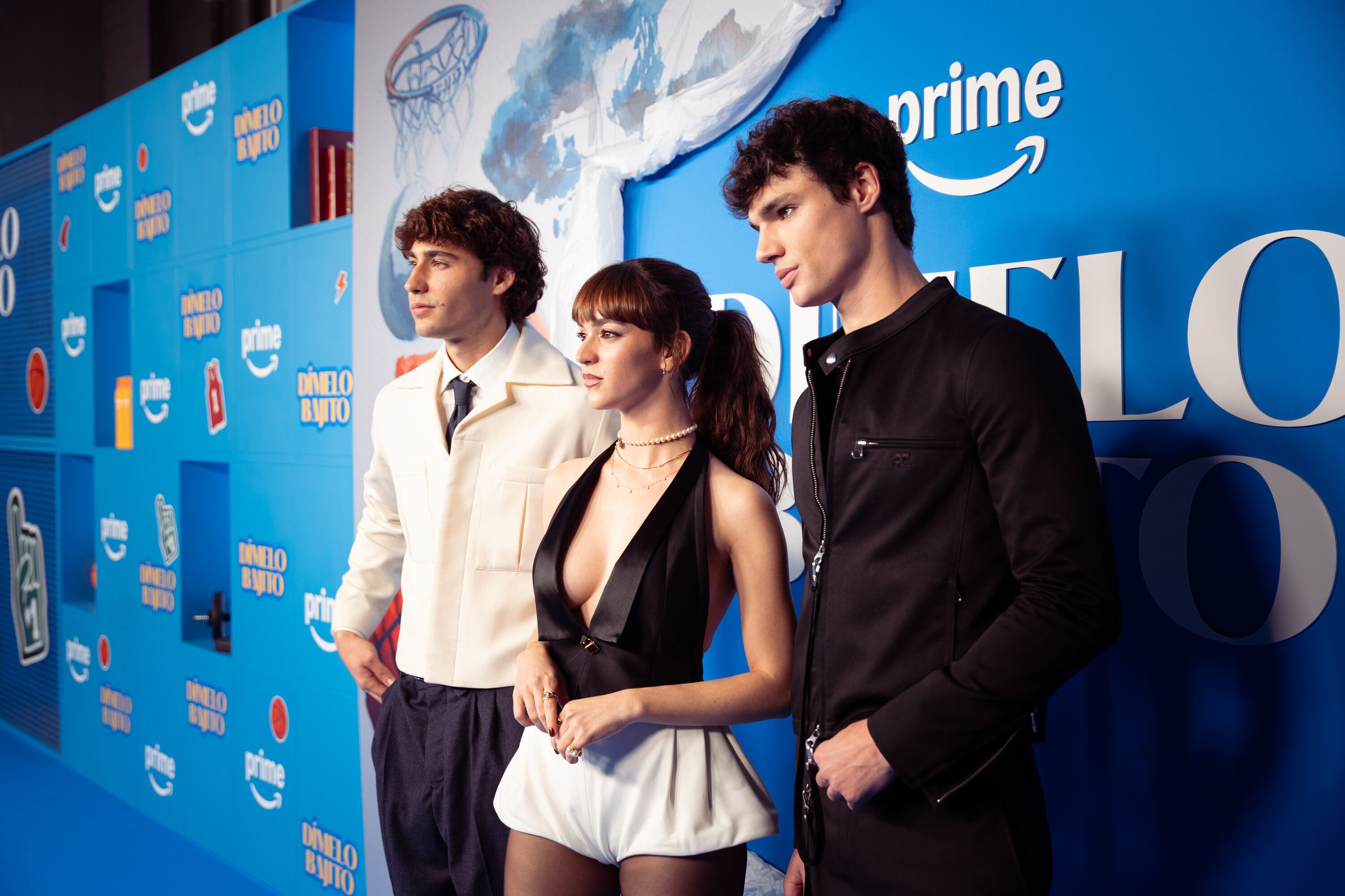 Diego Vidales, Alicia Falcó y FernaNdo Lindez en la premiere de 'Dímelo bajito'