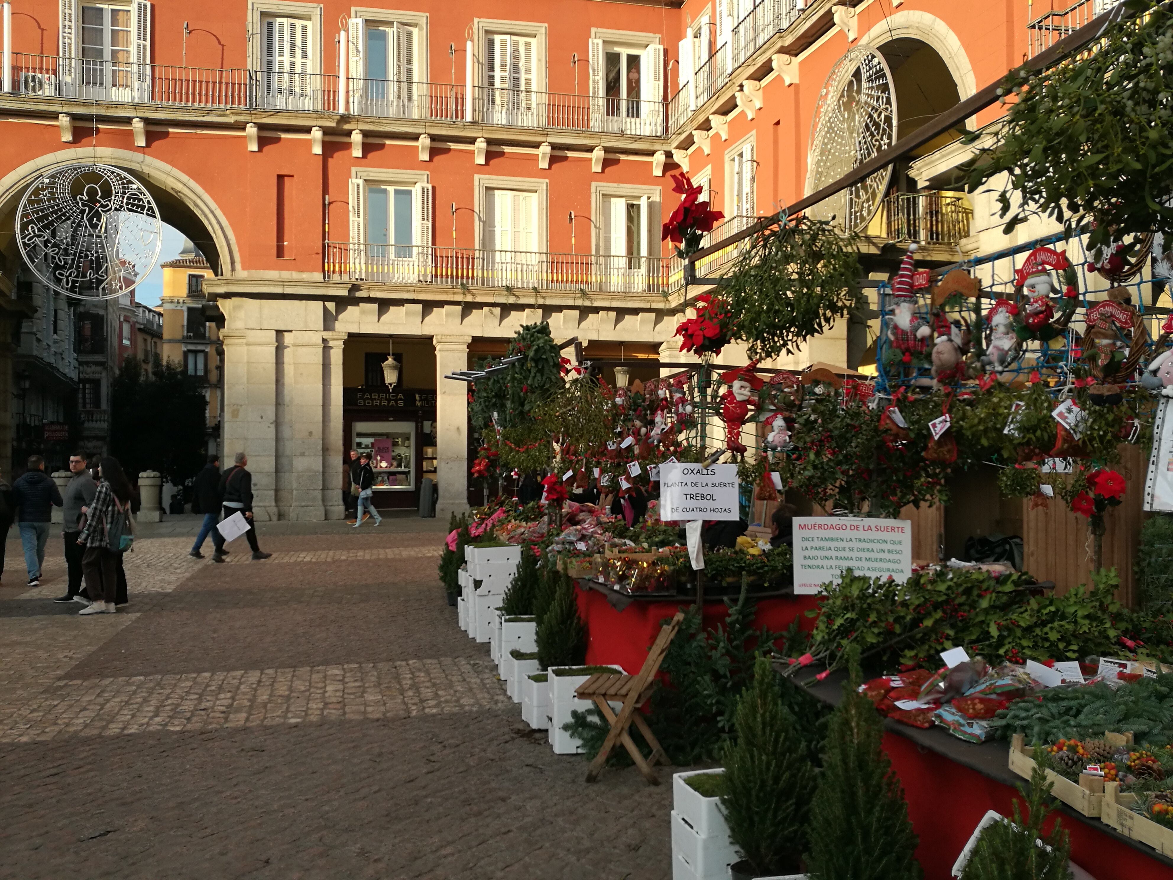 Mercado de Navidad en la Plaza Mayor