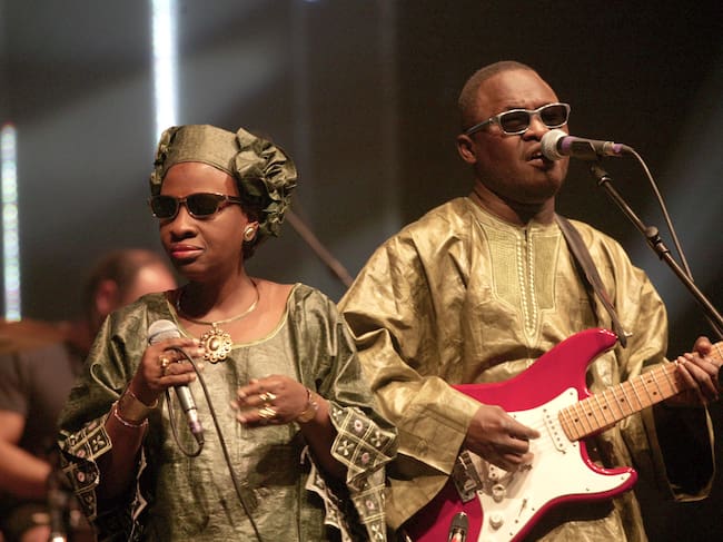 Amadou y Mariam en los premios de Radio 3 en Londres.