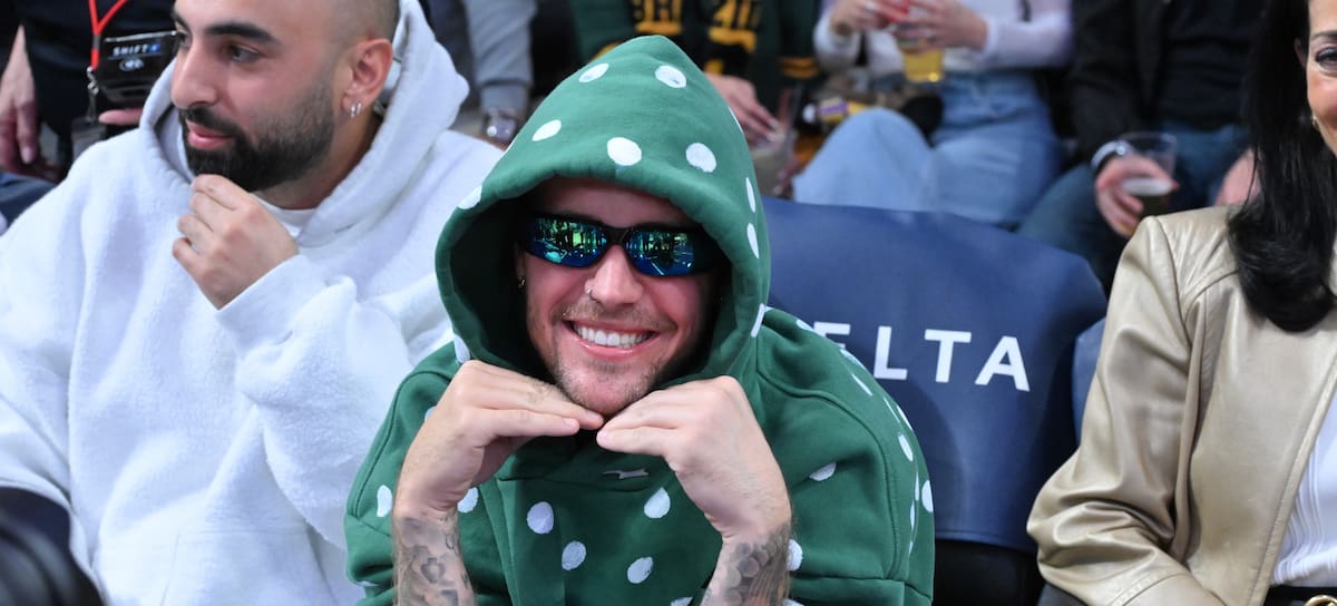 Justin Bieber, en el partido de la NBA entre Los Angeles Lakers y Orlando Magic, febrero de 2026.