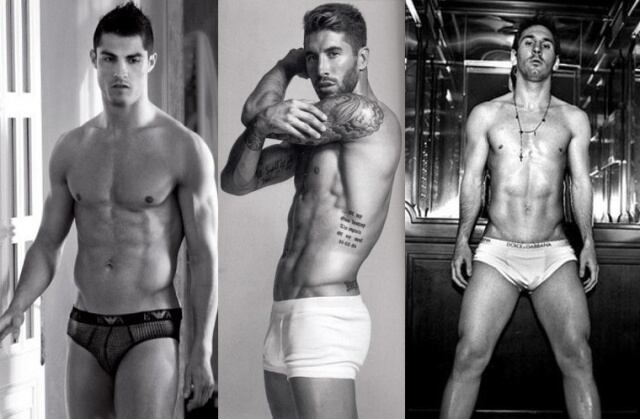 Cristiano Ronaldo, Sergio Ramos, Messi