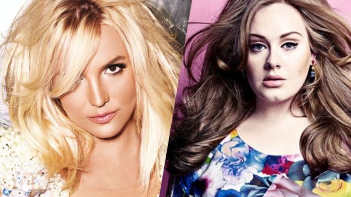Britney Spears le enseña un par de cositas a Adele