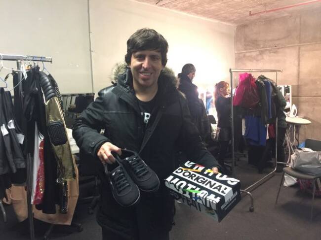 Dani Moreno, súper contento con sus Sound in Motion by D'Original