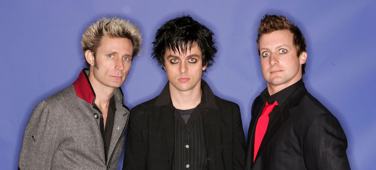 Green Day en los Billboard Music Awards  celebrados en Las Vegas, Nevada, el 8 de diciembre de 2004.