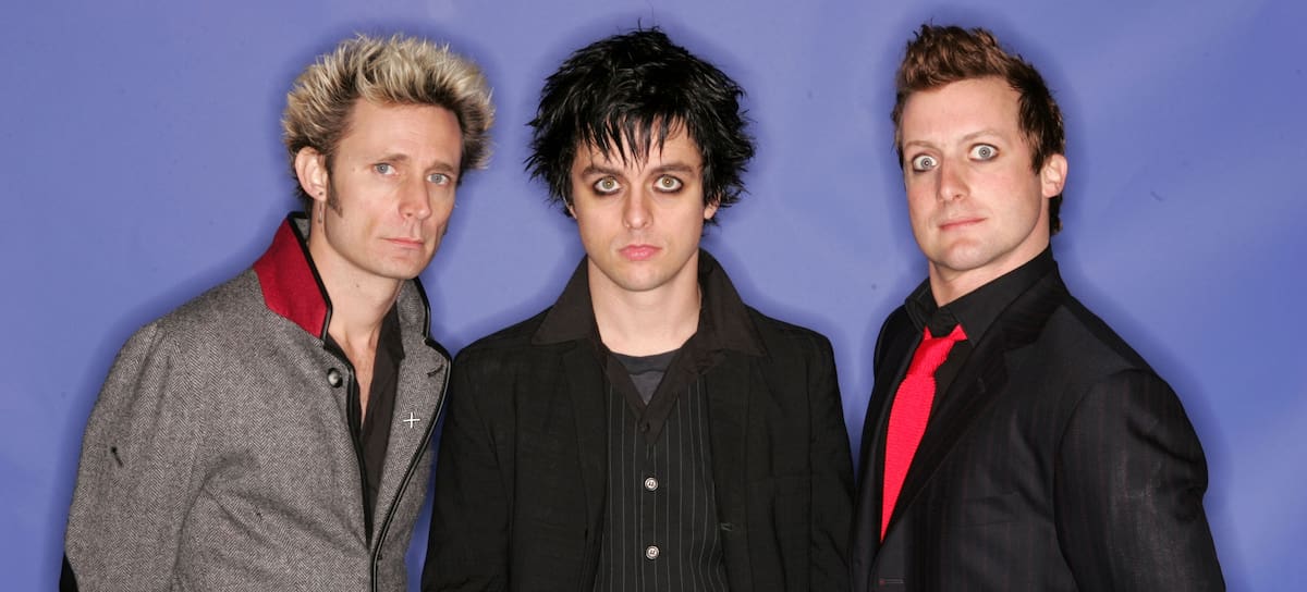 Green Day en los Billboard Music Awards  celebrados en Las Vegas, Nevada, el 8 de diciembre de 2004.