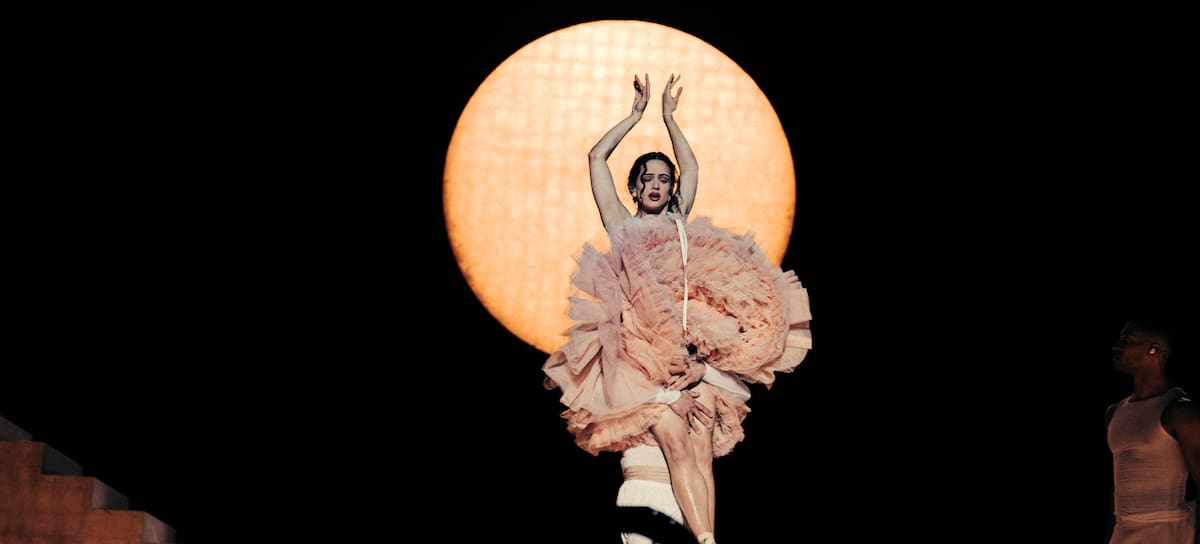 Rosalía en el primer concierto de LUX Tour en Madrid y en España. (Foto cedida por Live Nation España)