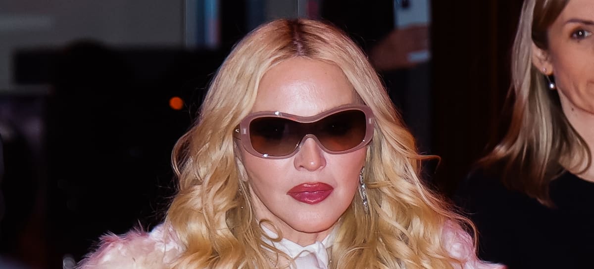 Madonna en la Milán Fashion Week