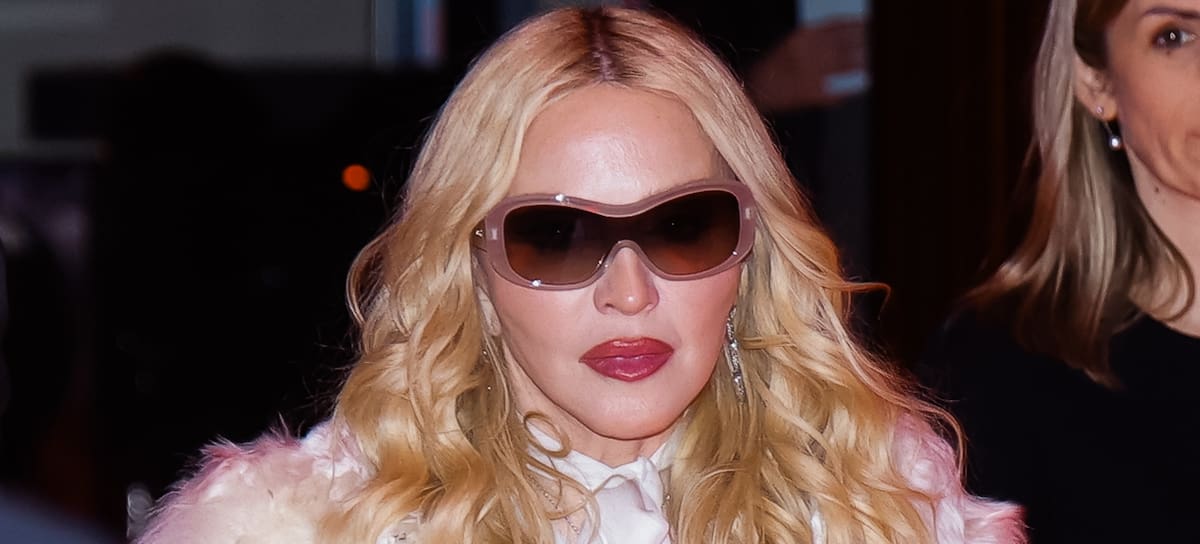Madonna en la Milán Fashion Week