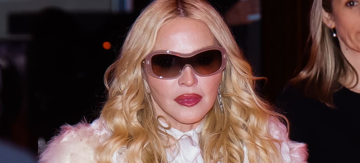 Madonna en la Milán Fashion Week
