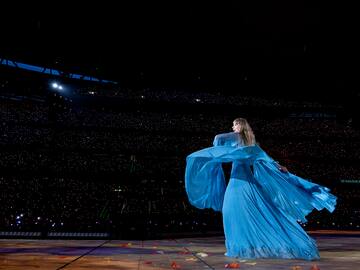 Las caras de Taylor Swift tras la ovación recibida en el Santiago Bernabéu hablan por sí solas