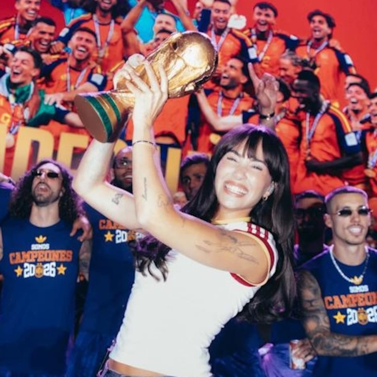Las cifras de Aitana tras la elección de 'Superestrella' por la selección española para el Mundial