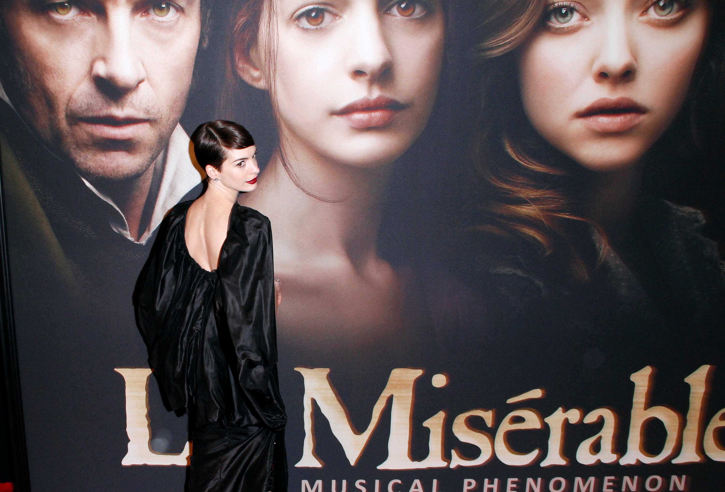 Anne Hathaway en la premiere de 'Los Miserables'