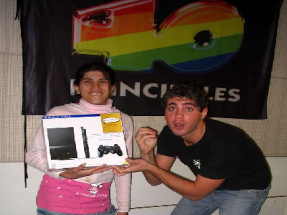 Ganadora de la Play con Mario