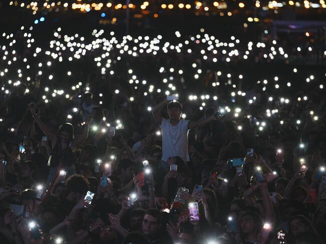 El públic de Barcelona durant ELS40 Pop La Mercè