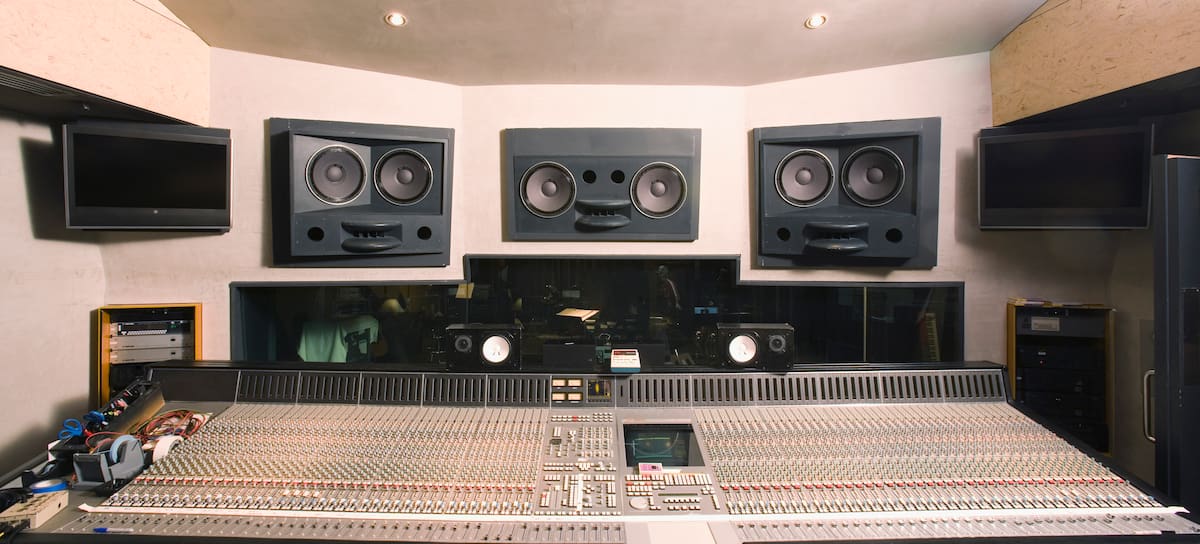 Imagen de un estudio de grabación