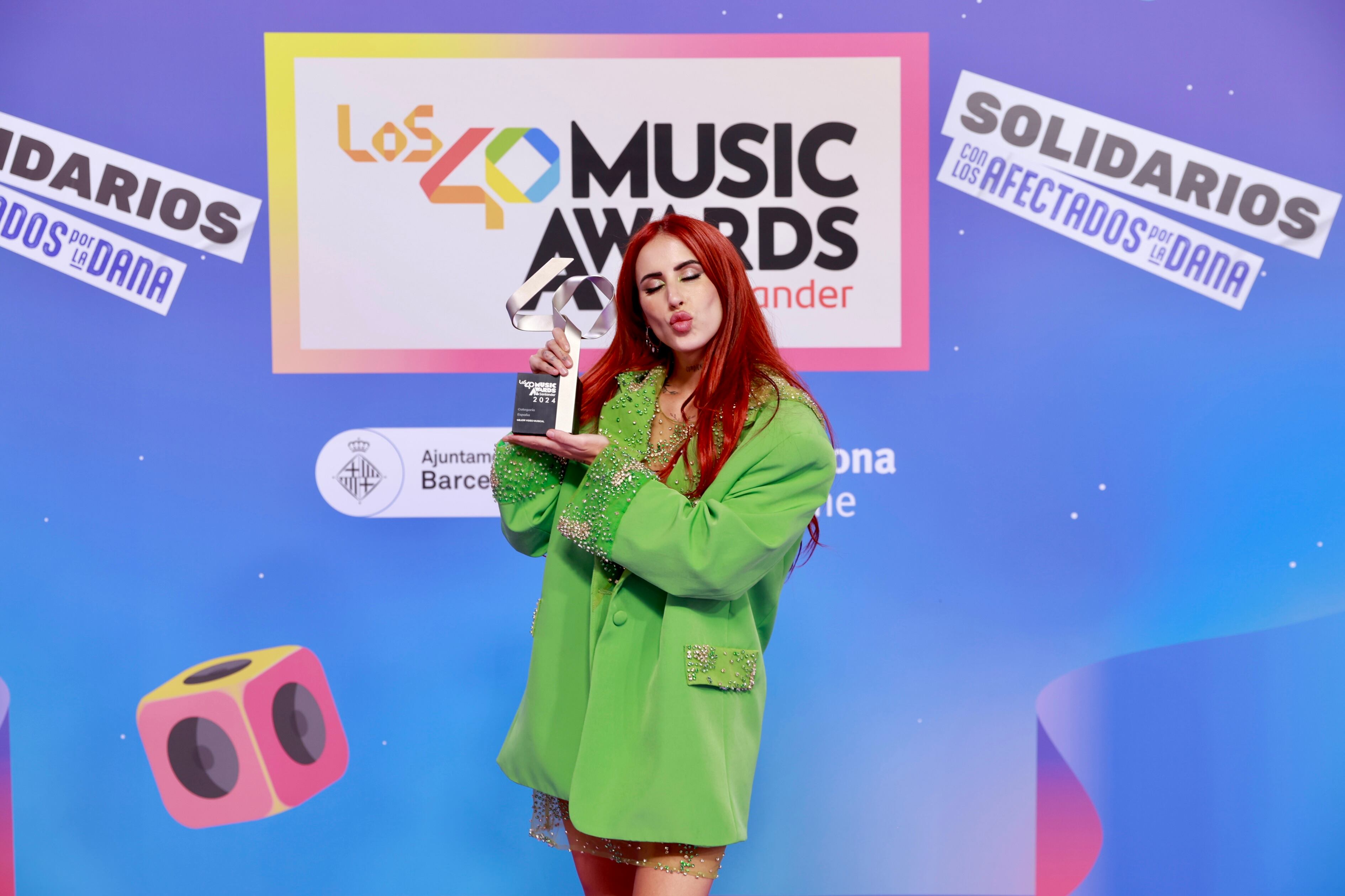 Vicco, ganadora de LOS40 Music Awards Santander 2024 (Mejor Vídeoclip en Categoría España)
