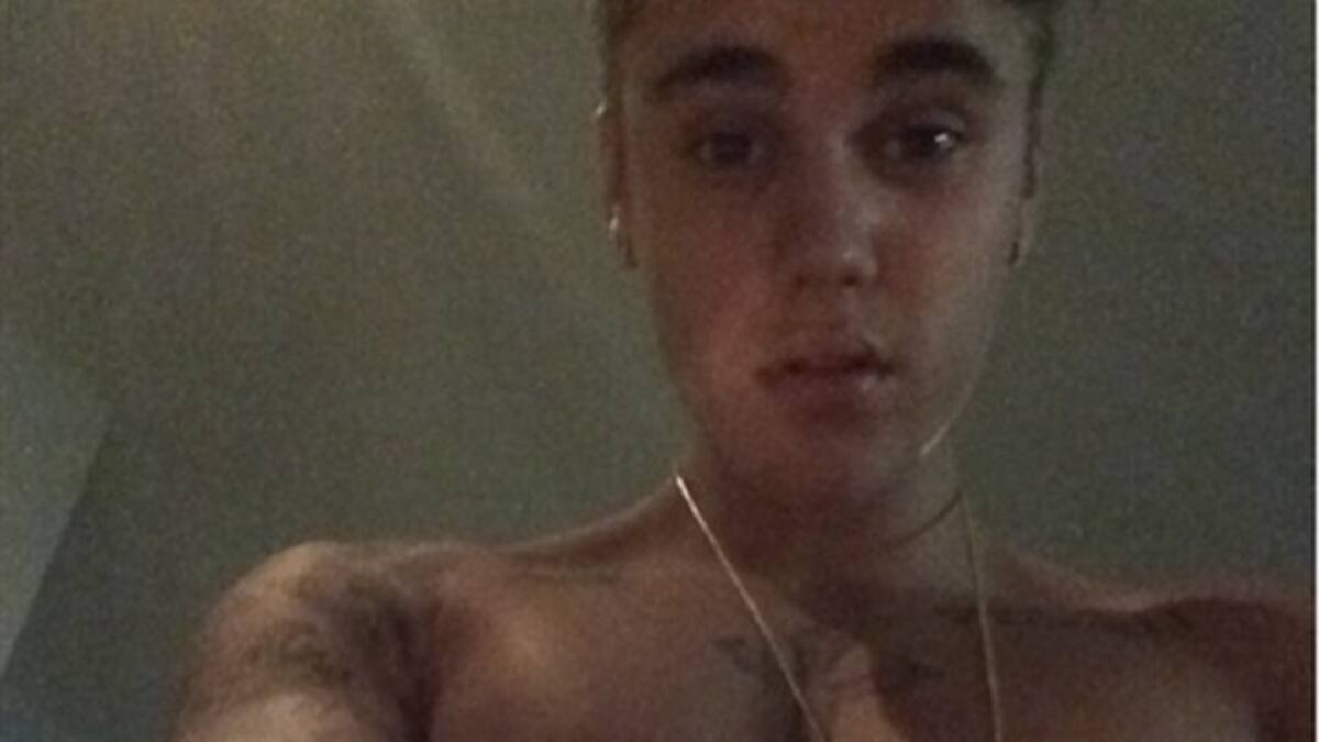 La polémica selfie de Justin Bieber