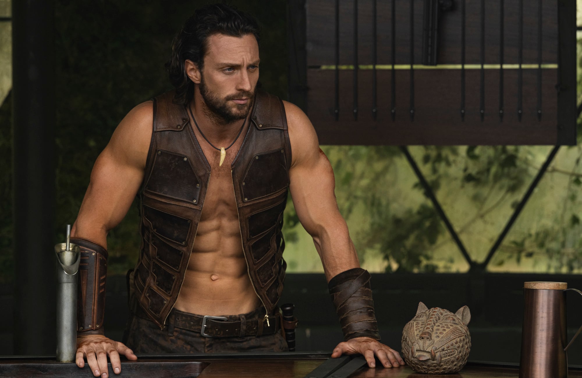 Aaron Taylor Johnson en &#039;KRAVEN THE HUNTER&#039;. / Jay Maidment / Sony