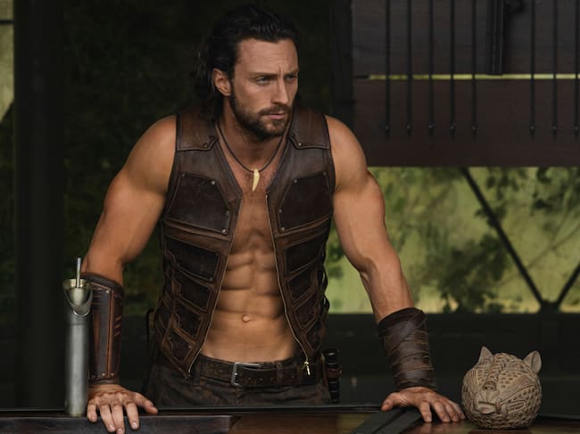 Aaron Taylor Johnson en 'KRAVEN THE HUNTER'. / Jay Maidment / Sony