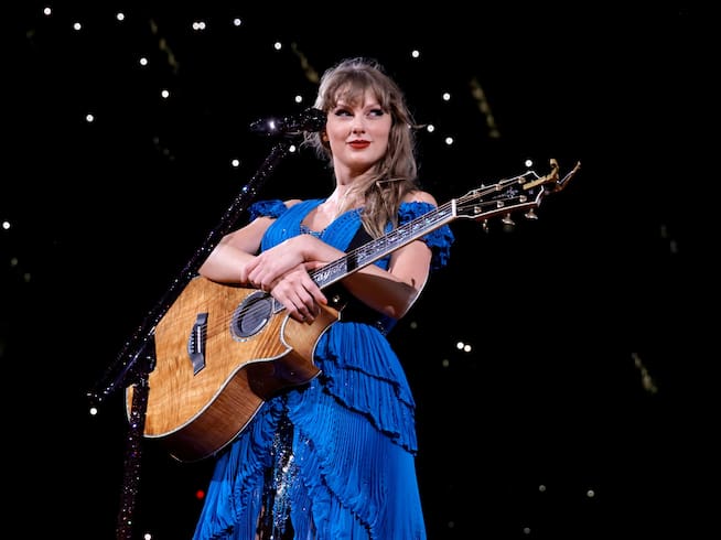 Taylor Swift durante su gira The Eras Tour en 2023.