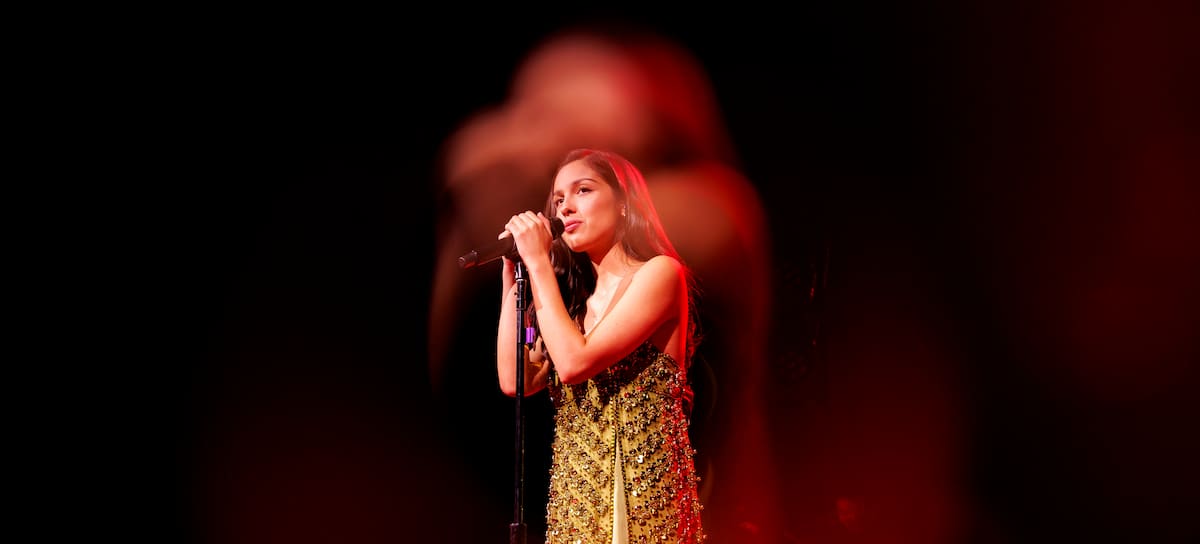 Olivia Rodrigo en concierto.
