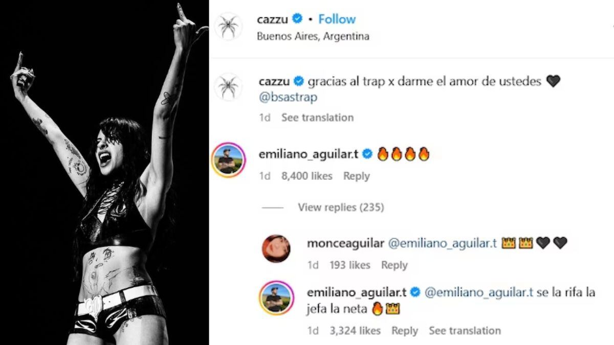 Créditos: Cazzu - Captura de Instagram