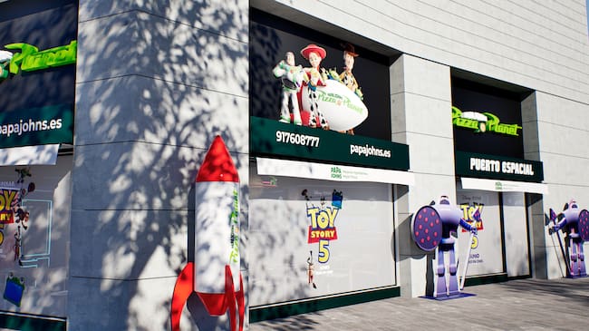El Pizza Planet de Madrid. / Disney