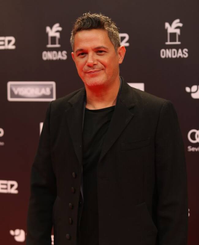 Alejandro Sanz, en la gala de los Premios Ondas de 2017, en Sevilla.