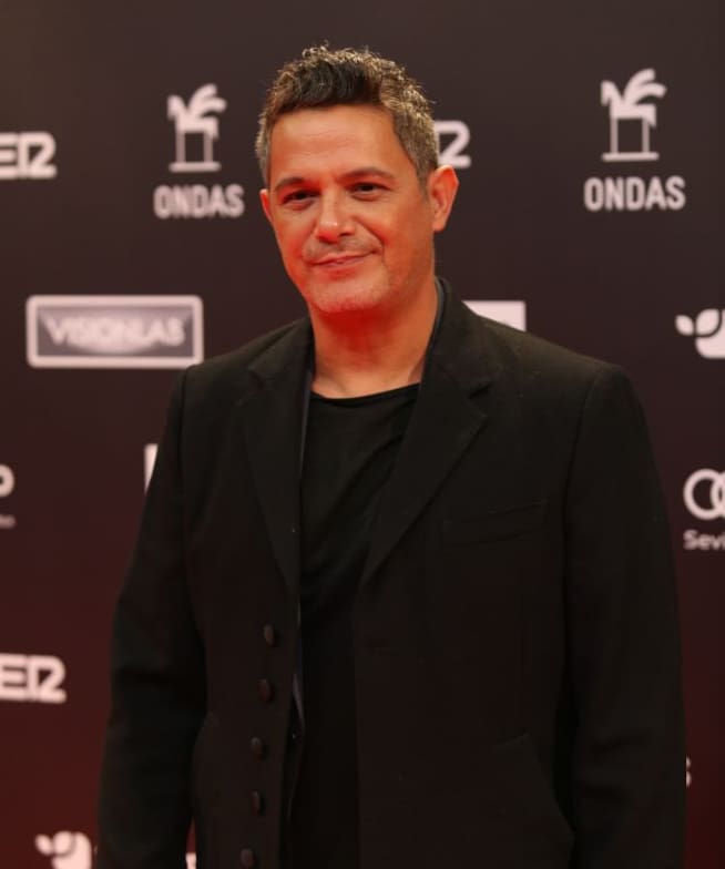 Alejandro Sanz, en la gala de los Premios Ondas de 2017, en Sevilla.