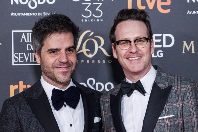 Ernesto Sevilla y Joaquín Reyes en los Goya 2019